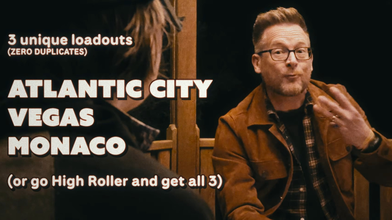 Brian holding up three fingers beside the three city names