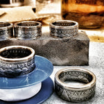 Dollar Coin Rings by Alex Rangel (Ships early December in time for Christmas)