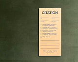 Fake Parking Ticket Citation Pad